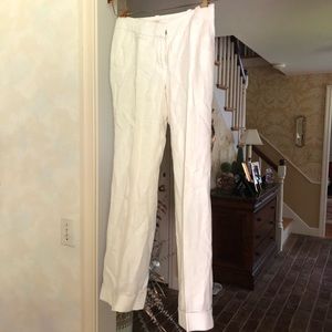 J Crew 100% linen fully lined trouser